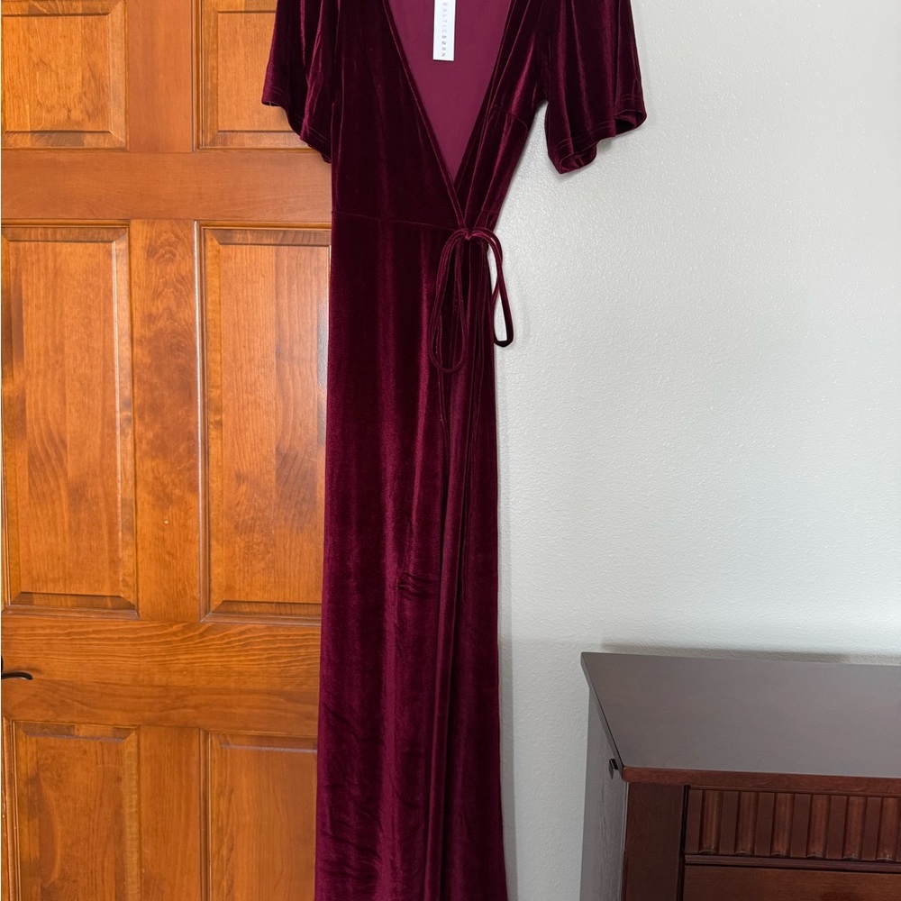 Baltic Born Deep Burgundy Dress